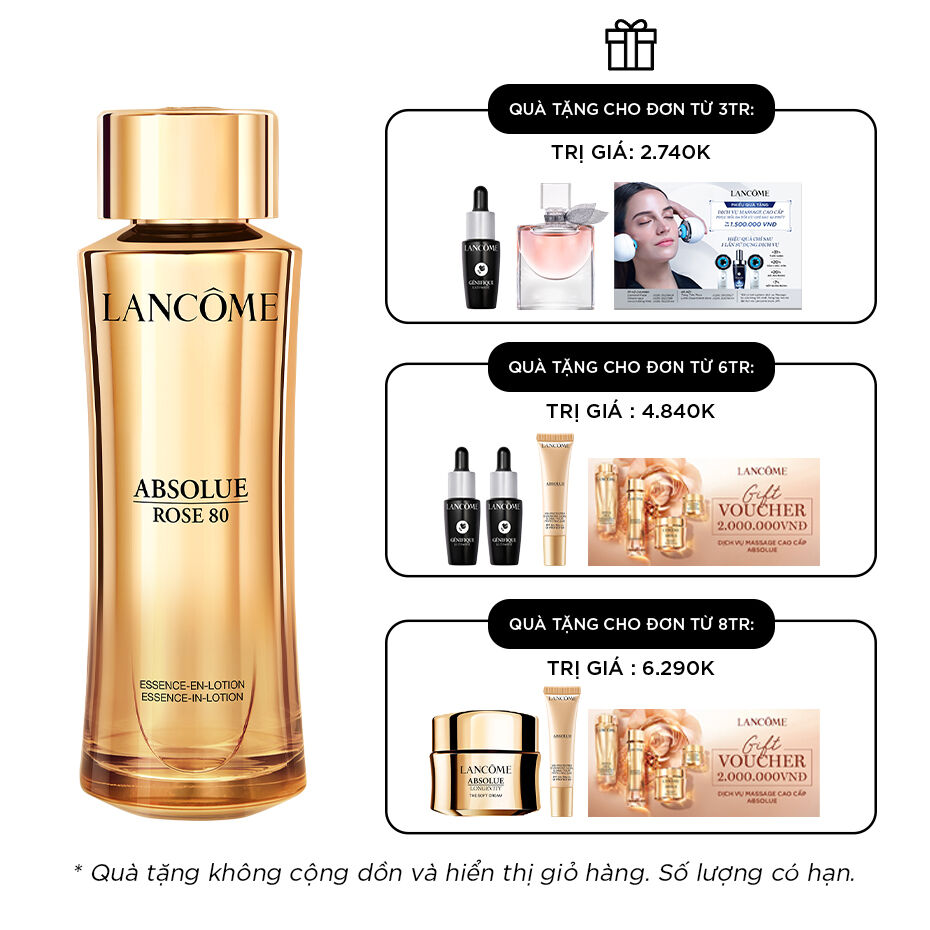 Nước cân bằng da Absolue chiết xuất hoa hồng mang đến làn da tươi trẻ