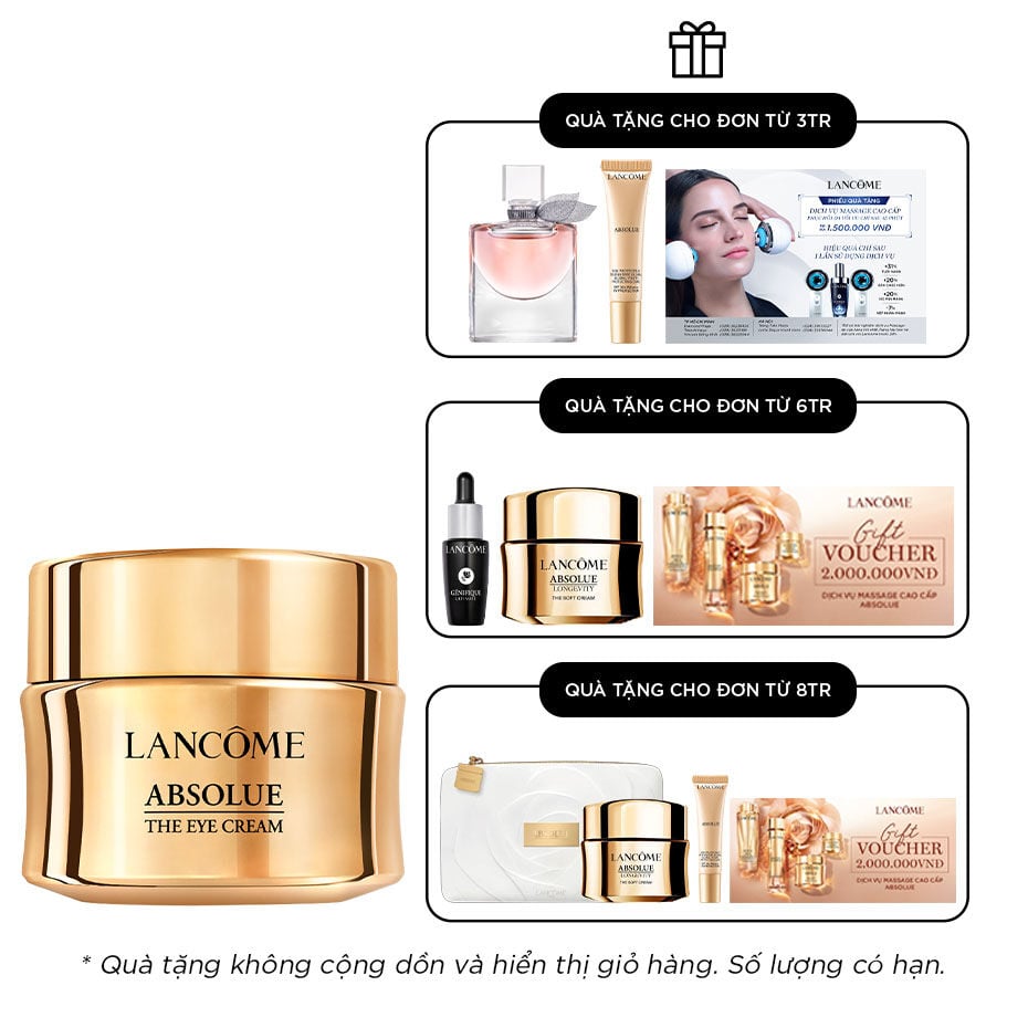 KEM DƯỠNG GIUP TAI TẠO VUNG DA MẮT ABSOLUE
