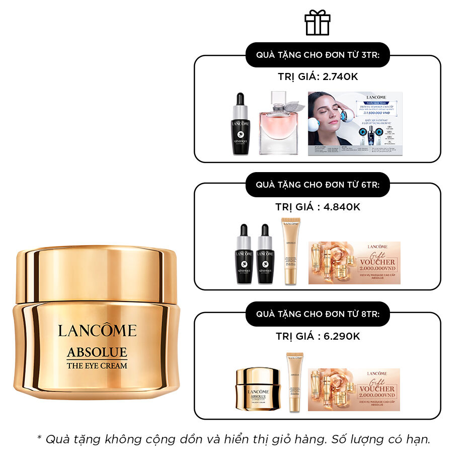 KEM DƯỠNG GIUP TAI TẠO VUNG DA MẮT ABSOLUE