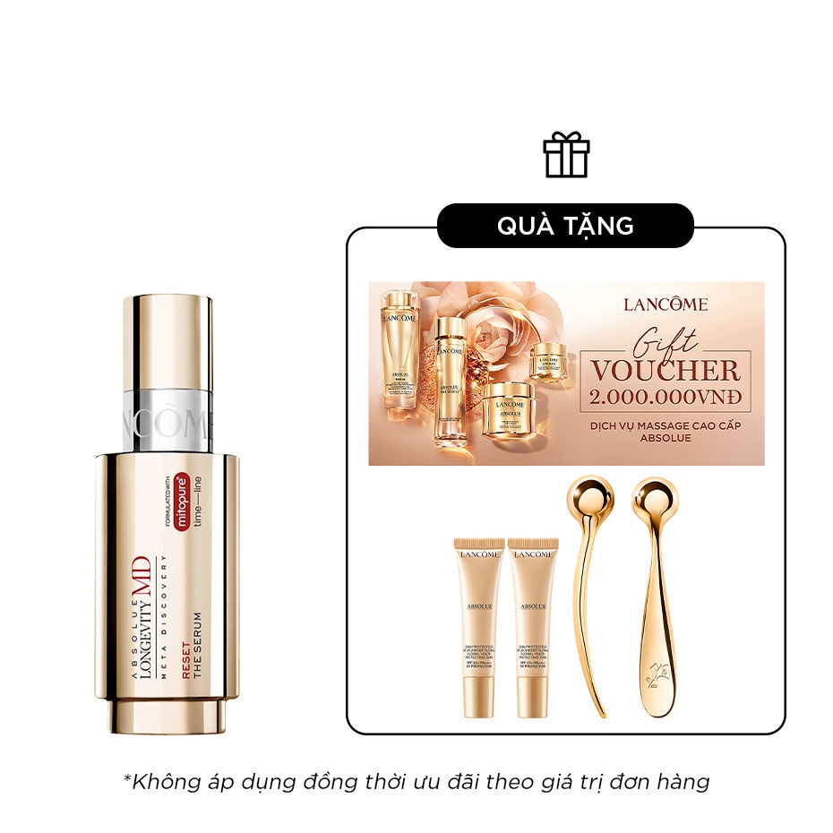 SERUM THAY ĐỔI BIỂU HIỆN TUỔI DA LANCOME LONGEVITY MD RESET 50ML