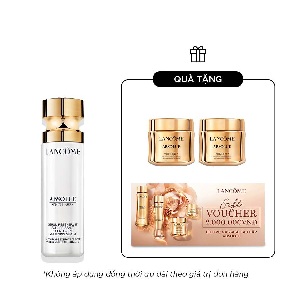 【未開封新品】LANCOME ABSOLUE WHITE AURA 60ml 未開封新品】LANCOME ABSOLUE WHITE AURA 60ml Dưỡng chất chống