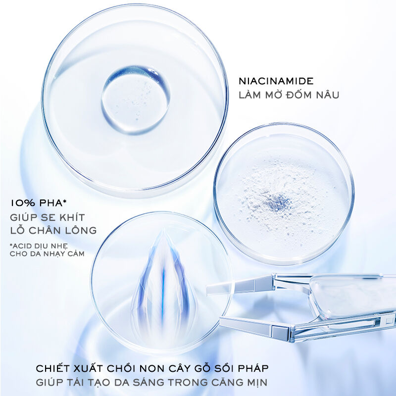 DƯỠNG CHẤT SANG DA & SE KHIT LỖ CHAN LONG CLARIFIQUE