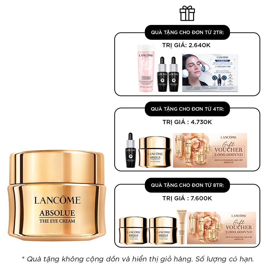 KEM DƯỠNG GIUP TAI TẠO VUNG DA MẮT ABSOLUE