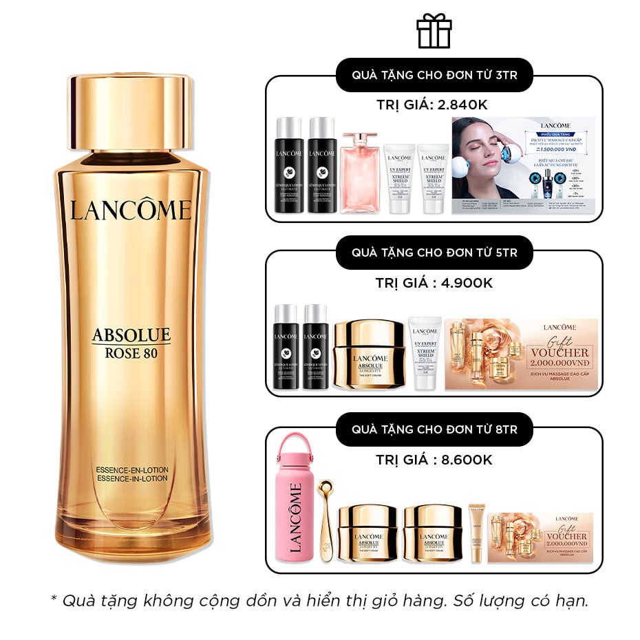 NƯỚC CAN BẰNG CHIẾT XUẤT HOA HỒNG ABSOLUE ROSE 80