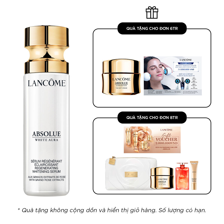 DƯỠNG CHẤT CHỐNG LAO HOA & LAM SANG DA ABSOLUE WHITE AURA