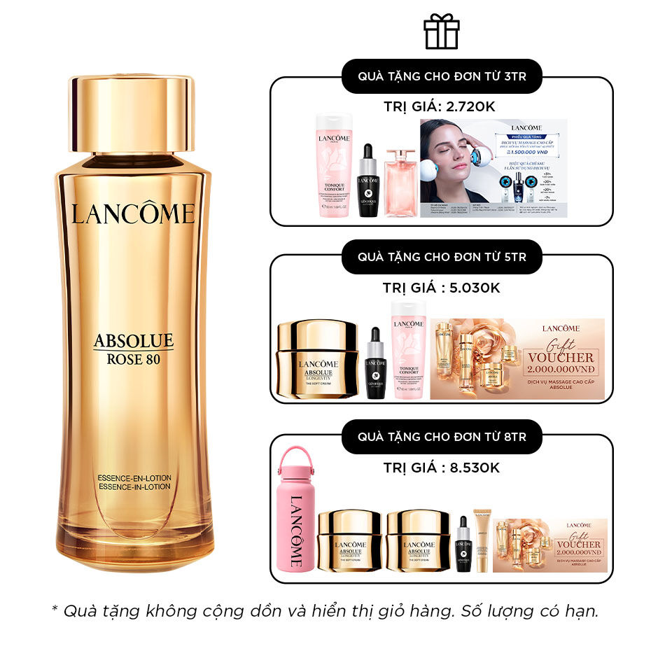 NƯỚC CAN BẰNG CHIẾT XUẤT HOA HỒNG ABSOLUE ROSE 80