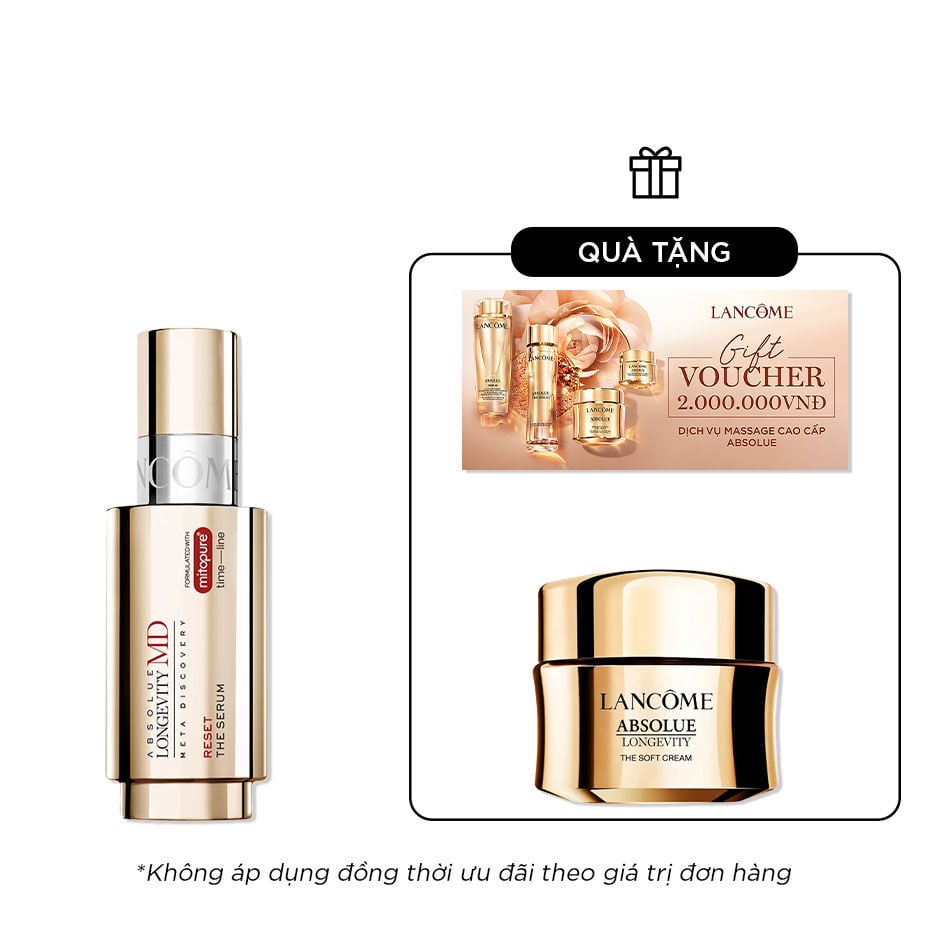 SERUM THAY ĐỔI BIỂU HIỆN TUỔI DA LANCOME LONGEVITY MD RESET 50ML